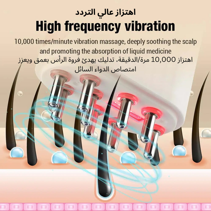 Hair growth stimulating device / جهاز تحفيز نمو الشعر