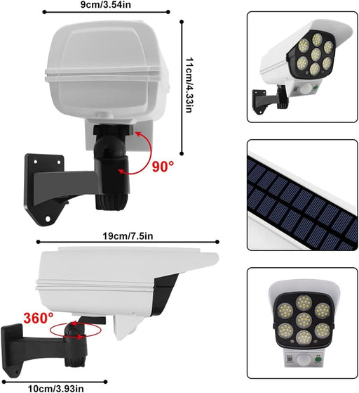 Solar powered outdoor motion sensor solar light 